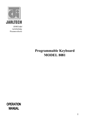 JARLTECH 8081 Operation Manual