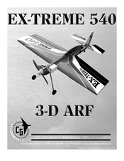 Carl Goldberg Products Ex-treme 540 3-D ARF Manual