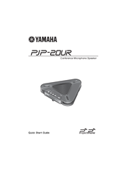 Yamaha PJP-20UR Quick Start Manual