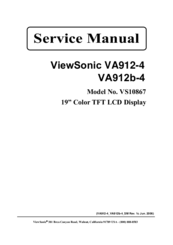 ViewSonic VA912b-4 Service Manual