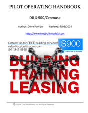 dji S-900/Zenmuse Pilot Operating Handbook