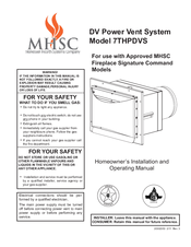 MHSC 7THPDVS Installation And Operating Manual