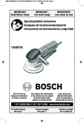 Bosch 1250DEVS - NA 6