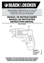 Black & Decker LI3100 Instruction Manual