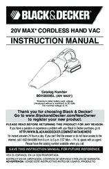 Black & Decker BDH2000SL Instruction Manual