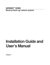 Safesight SC9003 Installation Manual And User's Manual