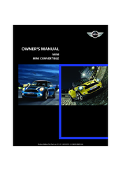 BMW Mini Convertible Cooper Owner's Manual