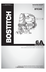 Bostitch BTE340 Instruction Manual