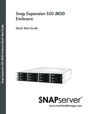 SNAP Expansion S50 JBOD Quick Start Manual