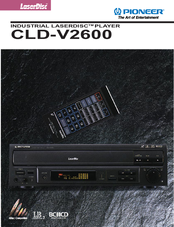 Pioneer BARCODE CLD-V2600 Manual