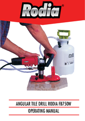 Rodia FB750W Operating Manual