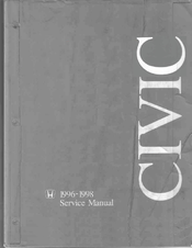 Honda Civic 1196-1998 Service Manual
