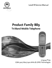 Motorola B89 Service Manual