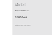 Clarion CZ603AU Owner's Manual & Installation Manual