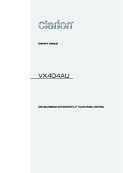 Clarion VX404AU Owner's Manual