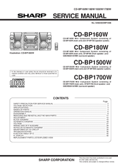 Sharp CP-BP1700 Service Manual