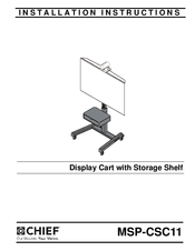 Chief MSP-CSC11 Installation Instructions Manual