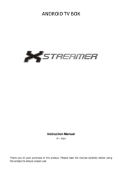 InPlay Xstreamer Instruction Manual