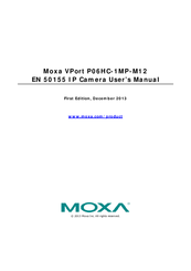 Moxa Technologies VPort P06HC-1MP-M12 User Manual