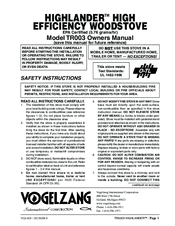 Vogelzang International TR003 Owner's Manual