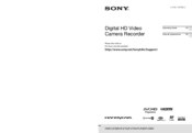 Sony HDR-J760 Operating Manual