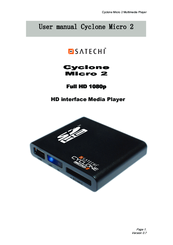 Satechi Cyclone Micro 2 User Manual