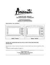 Avanti PO81BA Instruction Manual
