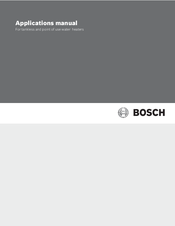 Bosch GWH 345 ESR Applications Manual