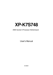 Gigatrend Technology Axper XP-K7S748 User Manual