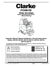 Clarke FOCUS 00310C Operator's Manual
