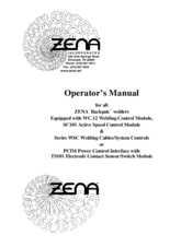 Zena Backpak 150 series Operator's Manual