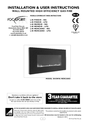 Focal Point L40 MEMOIR-LPG Installation & User's Instructions