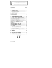 LEM AN2060 User Manual