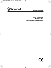 Sherwood TX-5505iD Operating Instructions Manual