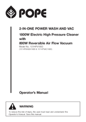 Pope 101HPV1800 Operator's Manual