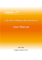 AXIMCom MR-102N User Manual