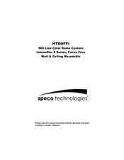 Speco HTD8FFI User Manual