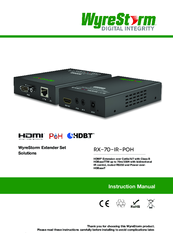 Wyre Storm RX-70-IR-POH Instruction Manual