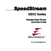 SpeedStream 5871 Quick Start Manual