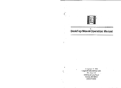 Legend Industries DeskTop Mouse Operation Manual