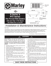 Marley R2004T2 Installation & Maintenance Manual
