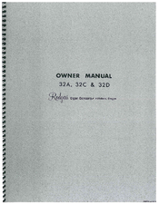 Rodgers 32C User Manual