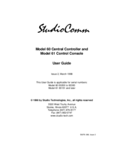 StudioComm 61 User Manual