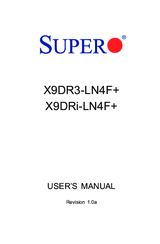 Supero X9DR3-LN4F+ User Manual