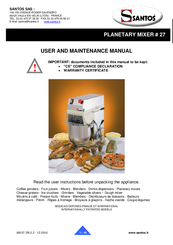 Santos 27 User And Maintenance Manual