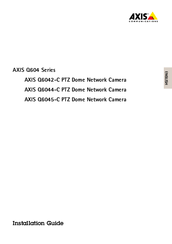 AXIS Q6045-C Installation Manual