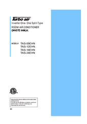 Turbo Air TAS-12EHN Owner's Manual