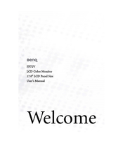 BenQ FP72V User Manual