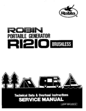 Robin R1210 Brushless Service Manual
