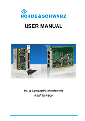 Rohde & Schwarz TS-PSC0 User Manual